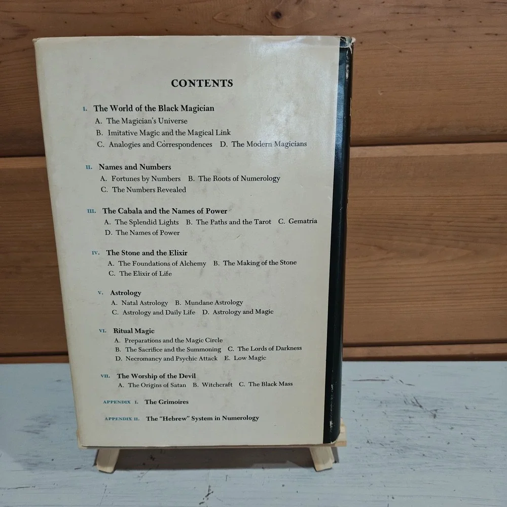 Vintage The Black Arts 1st American Ed 1967 Cavendish Occult Studies 60s